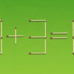 Du må flytte to fyrstikker for å få likheten til